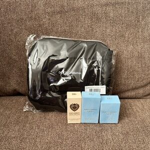 Dolce & Gabbana Black Cosmetic Pouch